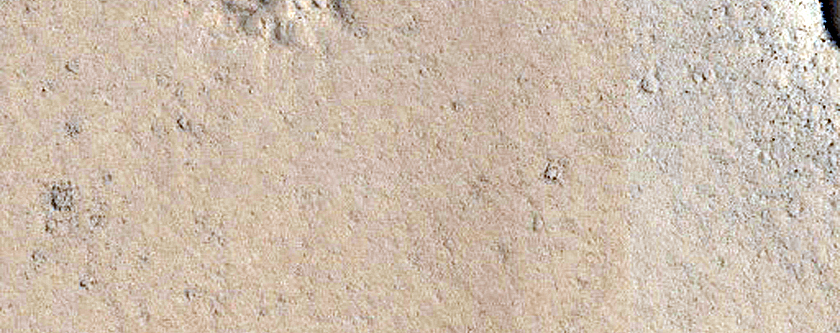 Candidate Recent Impact Site