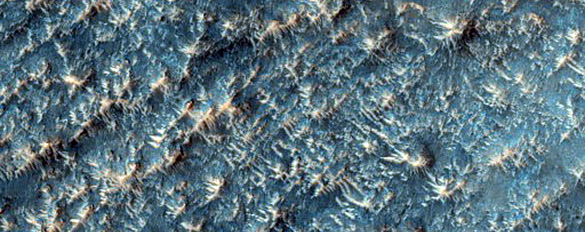 Cratered and Rugged Geologic Units in Crater Floor Material