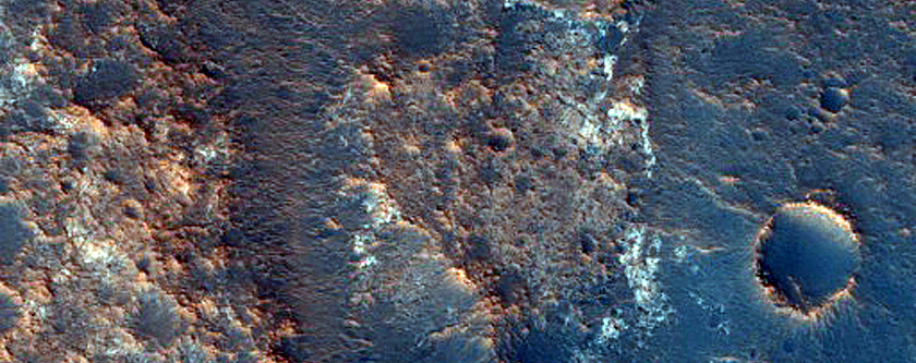 Bedrock Outcrops in Collapse Structure