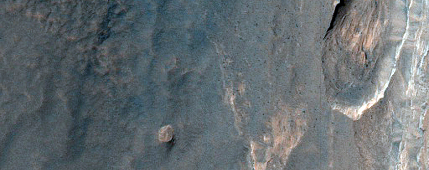 Layers in Depression in Hellas Planitia