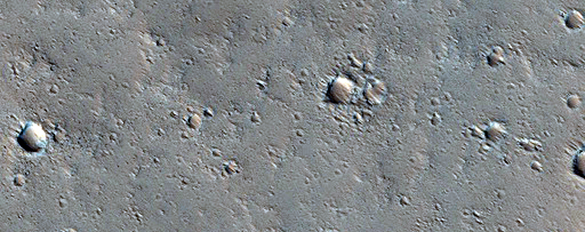 Small Volcano and Channel in Halex Fossae