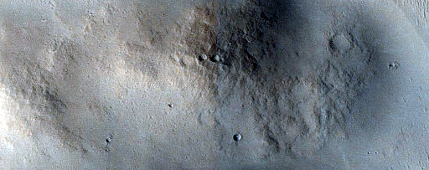 Faults on Rim of Orcus Patera