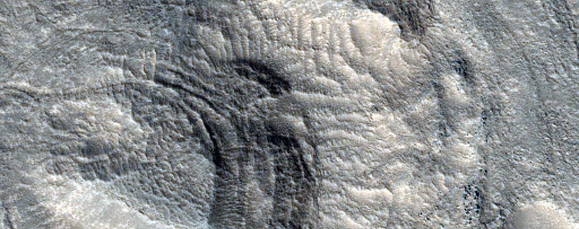 Layered Butte East of Tinjar Valles