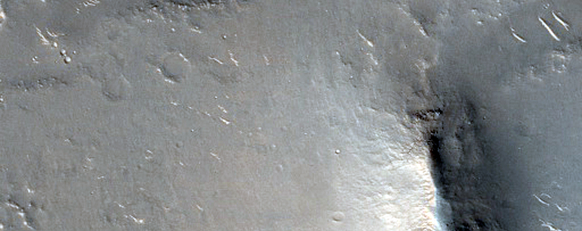 Mesa in Southern Utopia Planitia