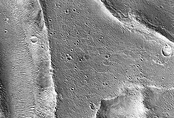 Formaciones del terreno en Ares Vallis