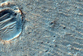 Fluvial Feature South of Candidate ExoMars Landing Site in Oxia Planum