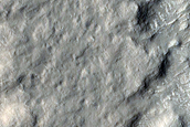 Sinuous Ridge near Crater