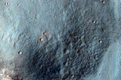 Crater in Hydraotes Chaos