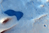Beobachtung des Sandes im Pasteur-Krater