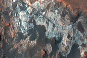 Layered Butte near Mawrth Vallis