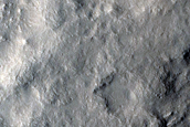 Sinuous Ridge near Crater