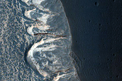 Cliff in West Candor Chasma
