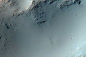 Wide Ridge at Edge of Crater Floor