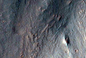 Deposits in Ganges Chasma