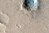 Recent Impact near Hebrus Valles