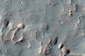 Crater Southeast of Thaumasia Planum