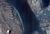 Arabia Terra with Stair-Stepped Hills and Dark Dunes