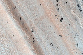 Pits on Mound of North Polar Layered Deposits