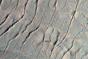 Monitor Steep Slopes of Asimov Crater