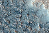 Northern Plains Crater Rim Materials