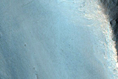 Steep Dark Slopes in Coprates Chasma