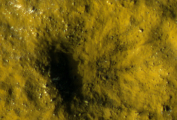 A Large New Crater on Mars