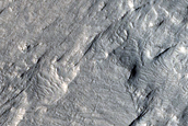 Layered Rock in Hollow on Mesa-Top