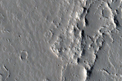 Channelized Lava Flow in Tharsis Region