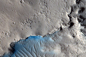 Constriction in Kasei Valles