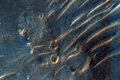 Sand Dunes near Huygens Crater