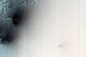 Large Spider Structures Southeast of Rayleigh Crater