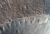 Fresh Impact Crater in Southern Utopia Planitia