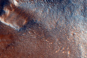 Dipping Layers Against Mound in Deuteronilus Mensae