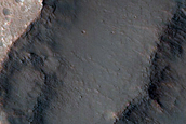Collapse Terrain South of Orson Welles Crater