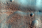 Massifs on Layered Bedrock in Acidalia Planitia