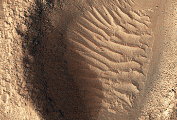 Flooded Impact Craters in Hebrus Valles