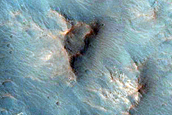 Channel in Southern Highlands Crater