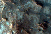 Elongated Mound Northwest of Oxia Planum