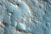 Inverted Channel West of Idaeus Fossae