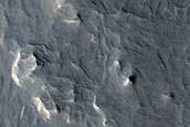 Ridges North of Vernal Crater