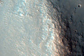 Channel in Crater Wall