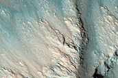 Steep Southern Coprates Chasma Wall Slopes