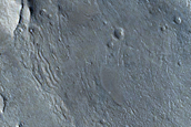 Layered Terrain South of Gill Crater