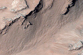 Monitoring Slopes on Hale Crater Central Peaks