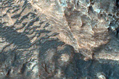 Mesa Stratigraphy at Terby Crater
