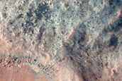 Monitor Slopes of Crater on Floor of Coprates Chasma