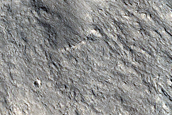 Ejecta of Well-Preserved Crater