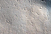 Deposits near Olympus Mons Basal Scarp
