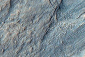 Gullied Crater Slope