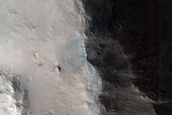 Crater Rim in Northern Mid-Latitudes